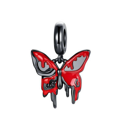925 Sterling Silver Halloween Charms Set Pumpkin Skull Witch Ghost Beads for Bracelet Necklace Jewelry