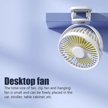 Mini Breeze Portable Hand Clip Fan USB Desktop Electric Fan for Travel and Dorms