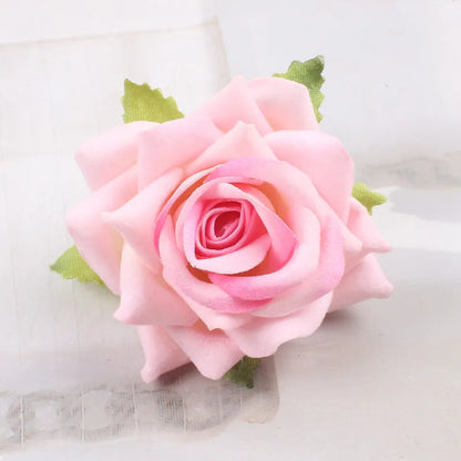 Elegant Rose Flower U-Shaped Hairpins for Wedding Brides and Women