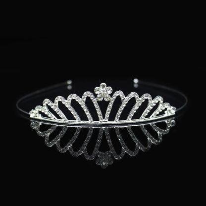 Elegant Crystal Princess Tiaras for Girls Wedding Party Hair Accessories