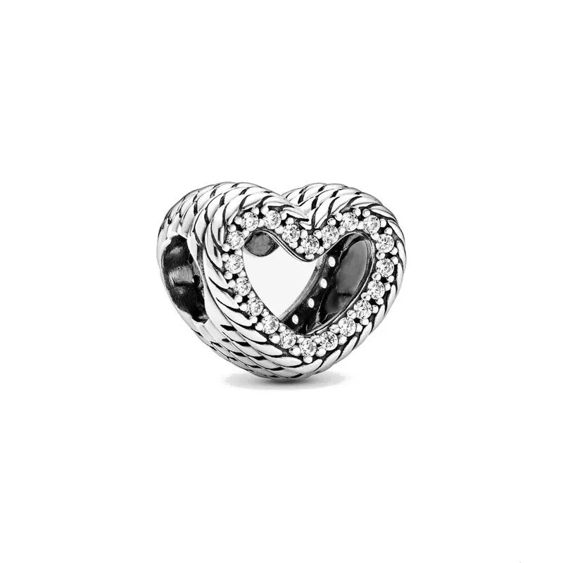 925 Sterling Silver DIY Mother's Day Mom Key Dangle Bead for Charm Bracelet Necklace Jewelry Accessories