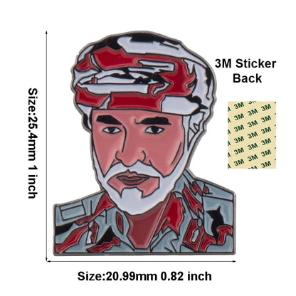 Stylish Saudi Arabia Themed Metal Pin Brooches for Mobile Phones
