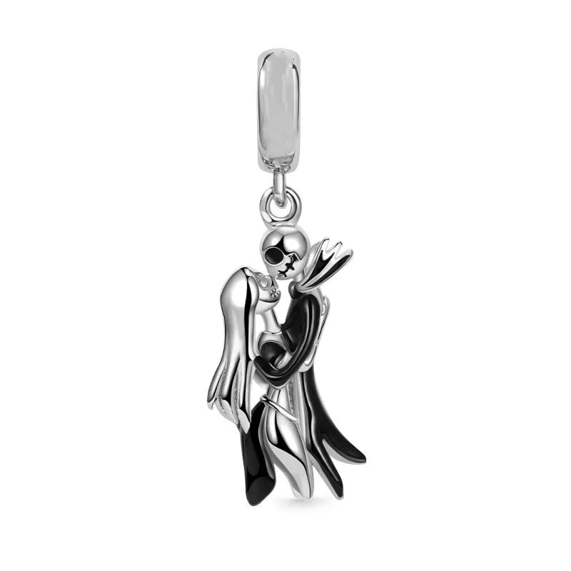 925 Sterling Silver Luggage Box Beads Rabbit Cat Pendant for DIY European Charm Bracelets Exquisite Zircon Jewelry