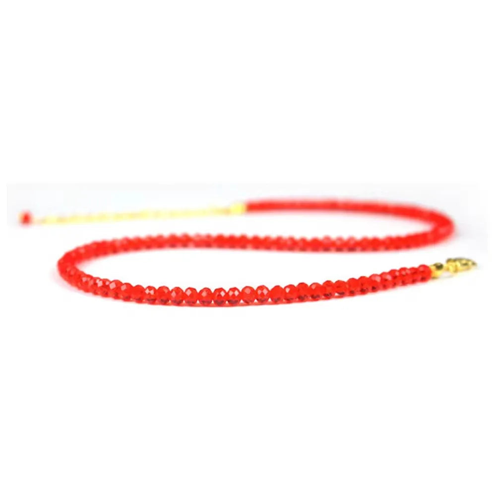 Elegant Black Beads Choker Necklace for Women - Top-Rated Party Jewelry by Fashion Brand Red