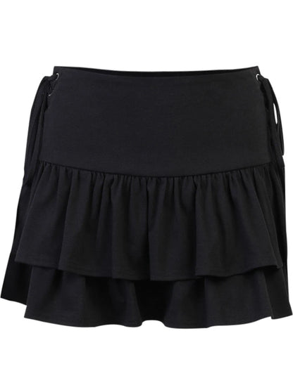Gothic High Waist Bandage Mini Skirt Harajuku for Women