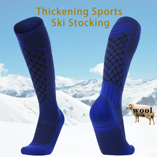 Thermal Wool Ski Socks Unisex Thick Warm Winter Sports
