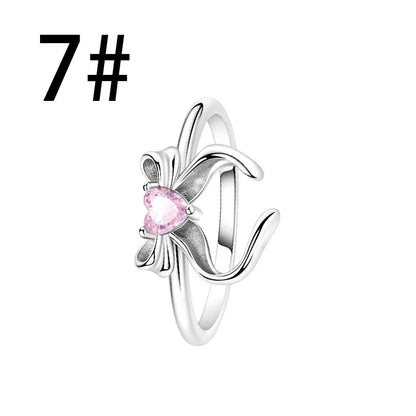 925 Sterling Silver Colorful Butterfly Heart Charms for Women DIY Jewelry Pendants Rings Earrings Bracelets