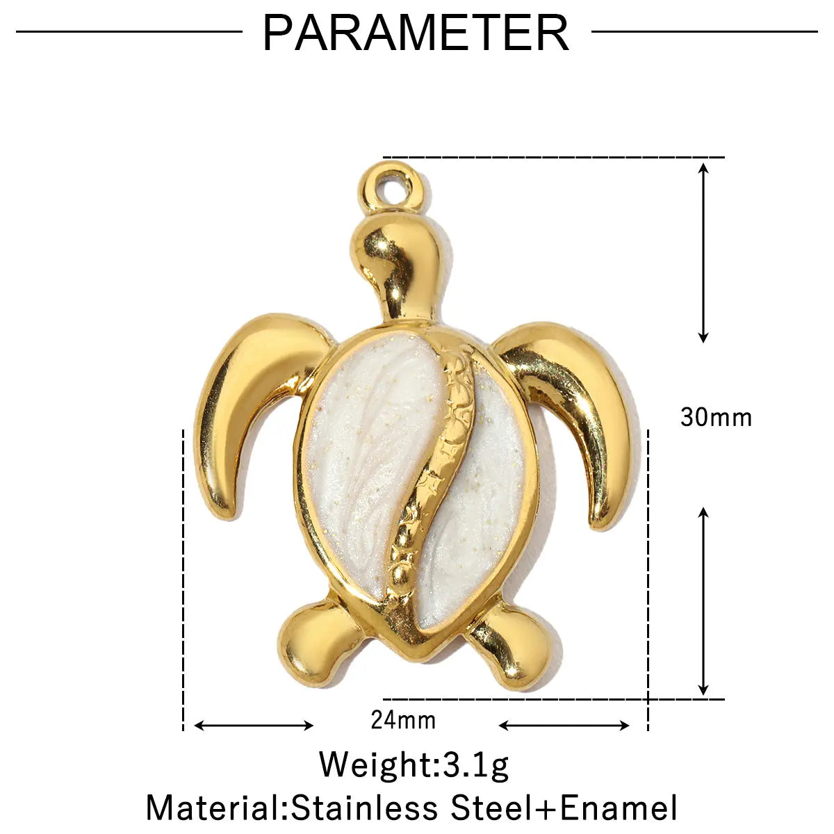 Elegant French Stainless Steel Sun Charms Necklace Set for Women