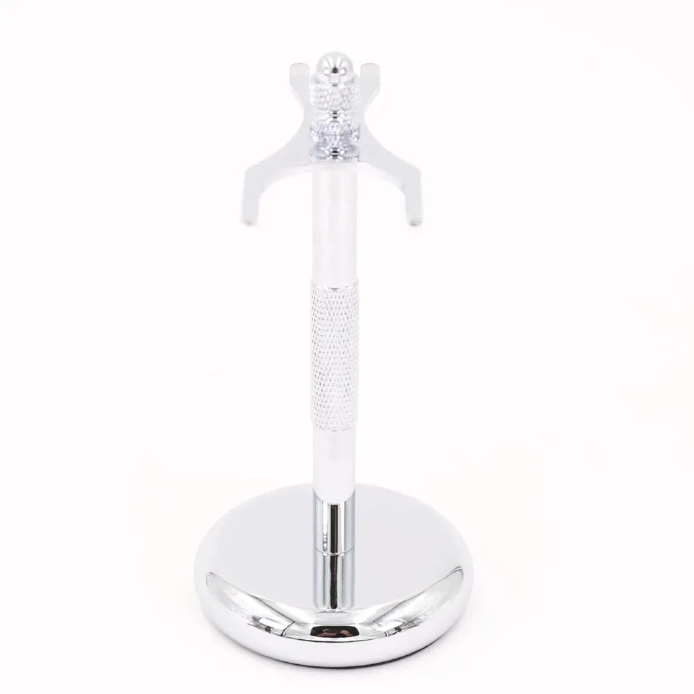 Yaqi Men's Premium Shaving Brush and Razor Stand Set for Superior Grooming