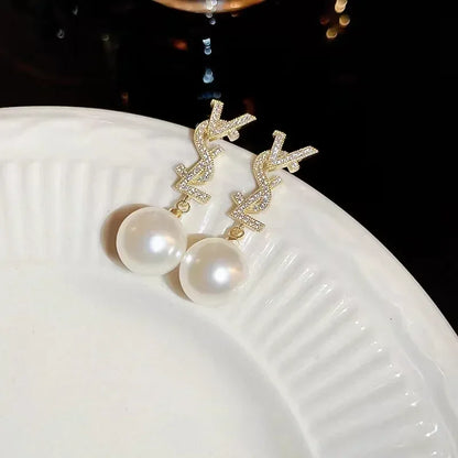 Vintage Glam Gold Matte Stud Earrings For Women Fashion Jewelry Gifts 2024