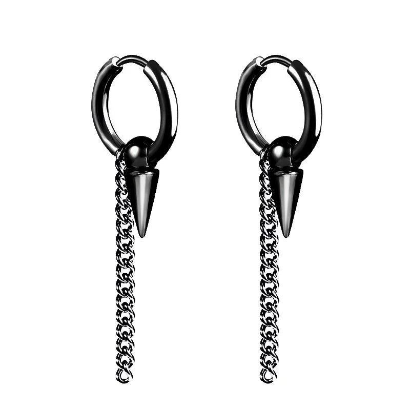 Punk Stainless Steel Stud Earrings Set for Men and Women Type26