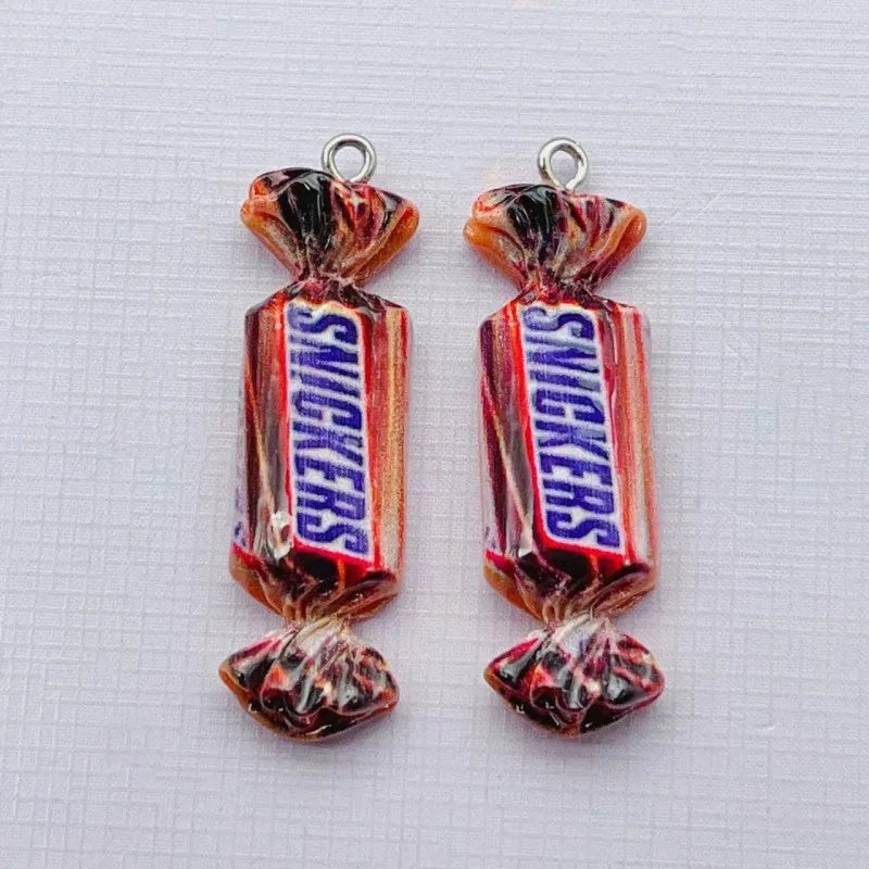 Cute Chocolate Candy Resin Charms For DIY Jewelry Making
