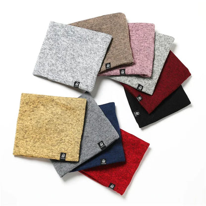 Unisex Solid Cashmere Warm Winter Ring Scarf Snood Muffler