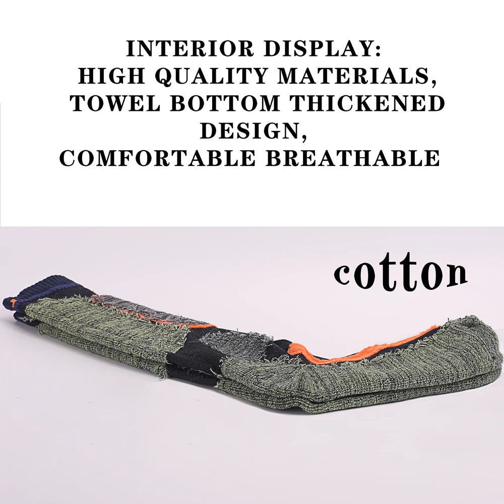 Thermal Thick Cotton Ski Socks High Knee Warm Unisex