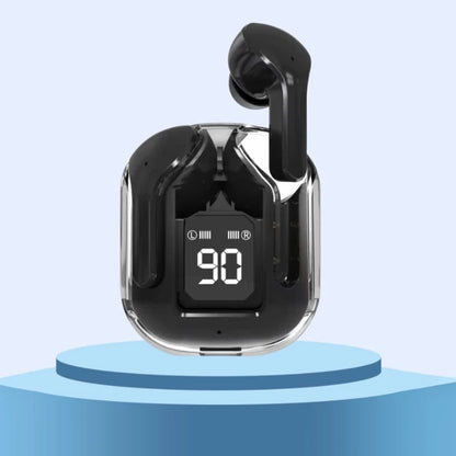 TWS Wireless Earphones Transparent Bluetooth In Ear Headset Black