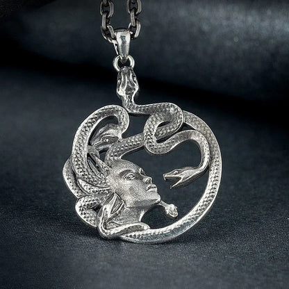 Handcrafted Skull Roman Helmet Pendant Necklace for Men