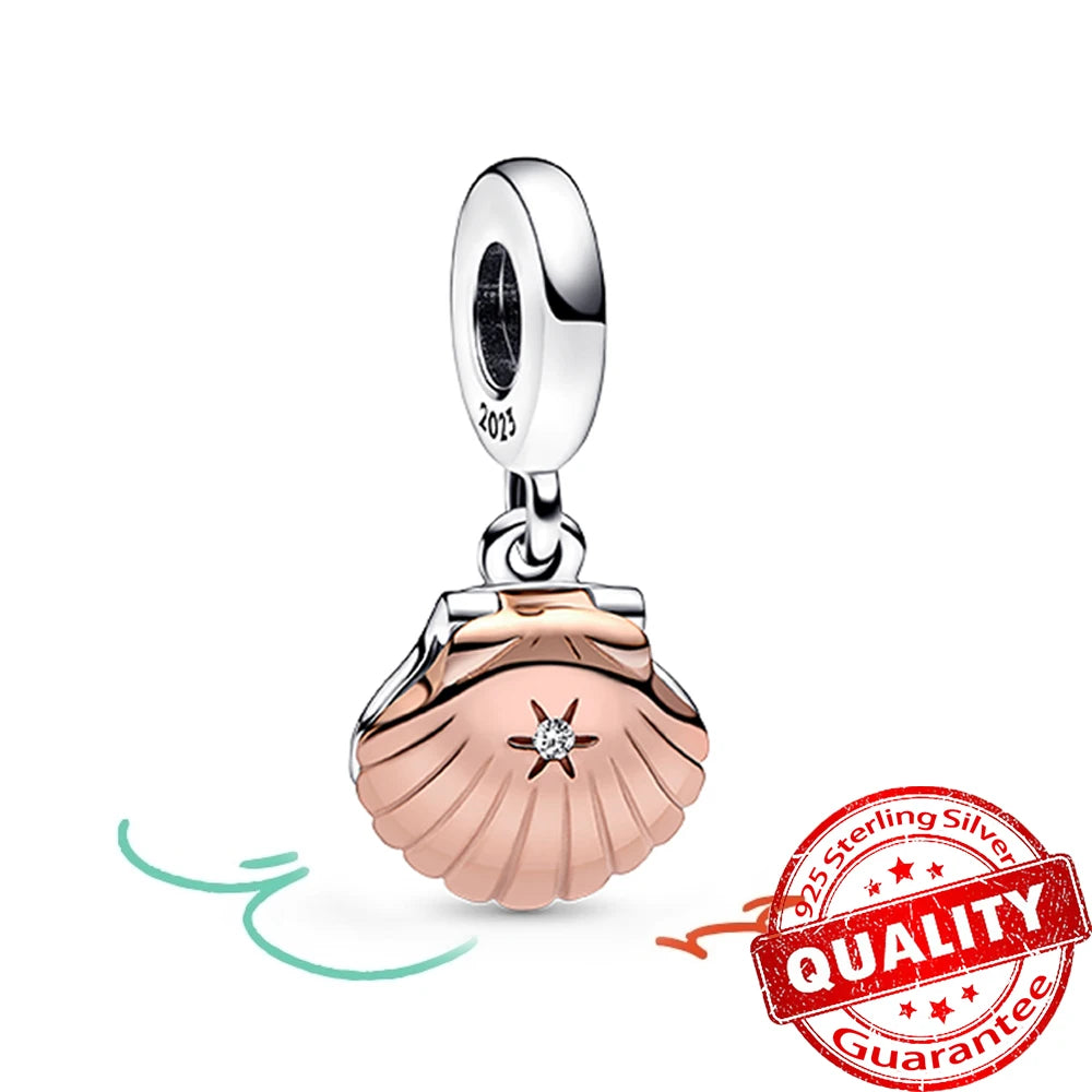 Sterling Silver Ocean-Themed Charm Pendant for Bracelets and Necklaces FCC001