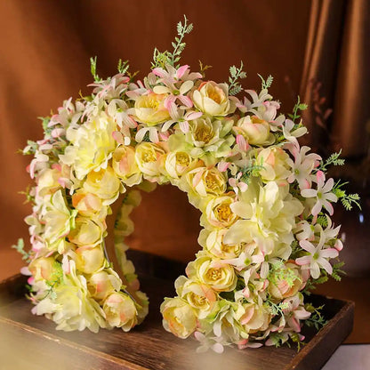 Elegant Floral Crown Headband for Women and Girls - Perfect Wedding and Festival Accessory