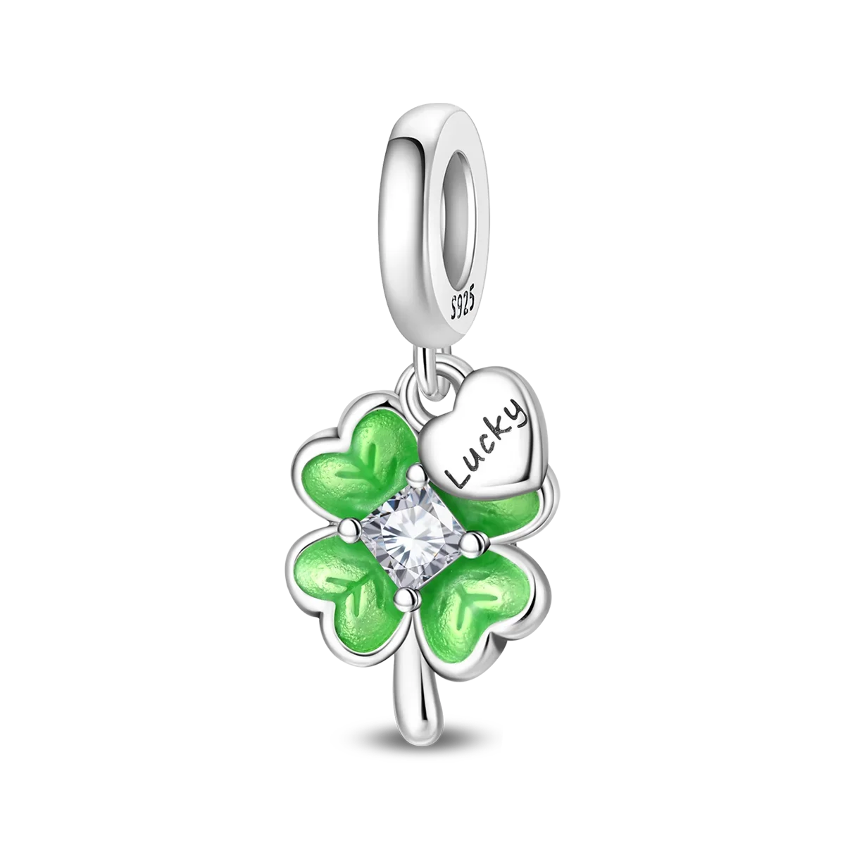 925 Sterling Silver Animal Charms Set Elephant Cat Capybara Swan Zircon Beads for DIY Necklace and Bracelet Jewelry Gift
