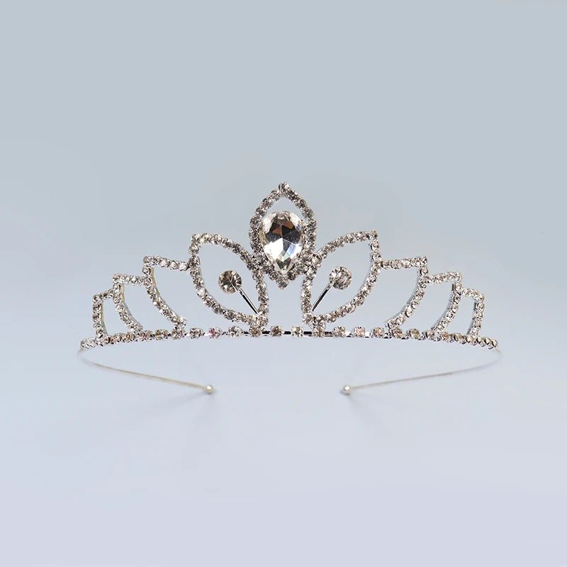 Zanlloy Elegant Crystal Bridal Tiara Crown for Weddings and Parties