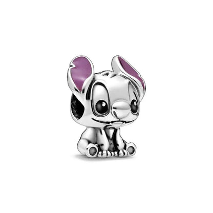 Exquisite 925 Silver Elephant Dog Bead Fish Pig Pendant for DIY European Bracelet Jewelry