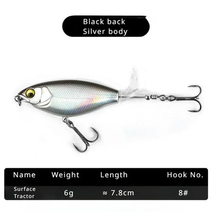 5pcs Floating Propeller Lure Bionic Bait for Fishing Gear