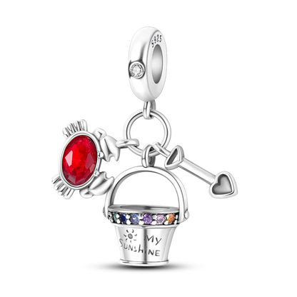 925 Sterling Silver Charm Bead Bracelet for Smartwatch and DIY Jewelry KTC659