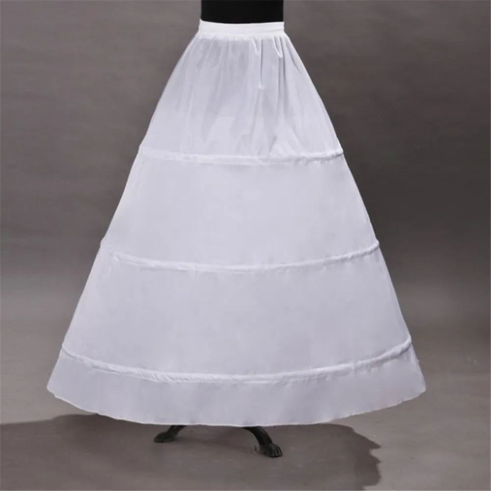 Elegant Bridal Crinoline Petticoat Underskirt for Ball Gown Dresses