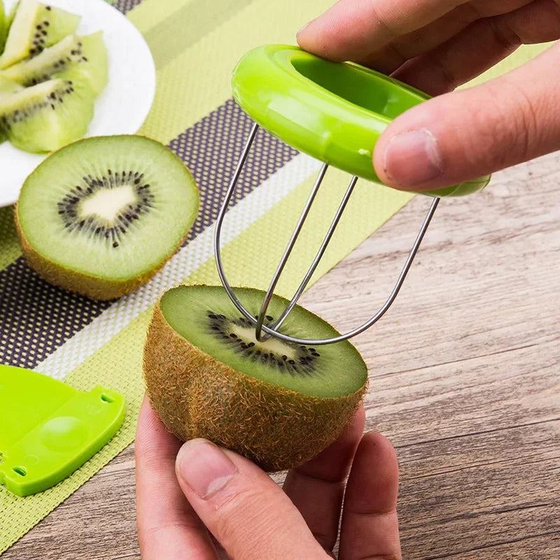 Detachable Kiwi Cutter & Efficient Lemon Peeler Tool