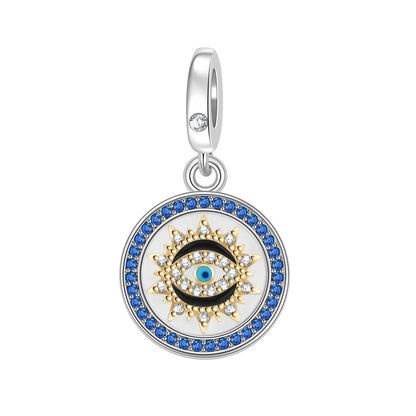 925 Sterling Silver Charms Set Moon Stars Sun Flower Heart Zircon Beads for DIY Jewelry and Gifts