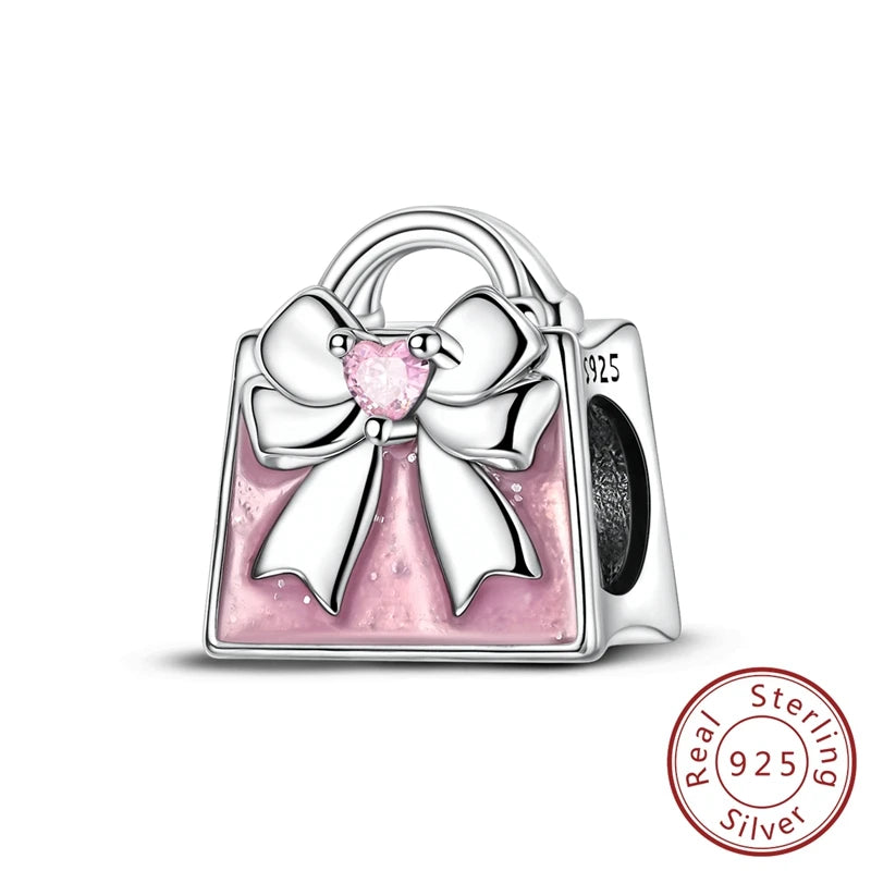 Elegant 925 Sterling Silver Turtle Pendant Beads for Bracelets KSC424
