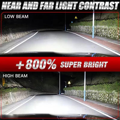 Vx40 30000lm 180W Double Copper Tube 6000K Led Headlight