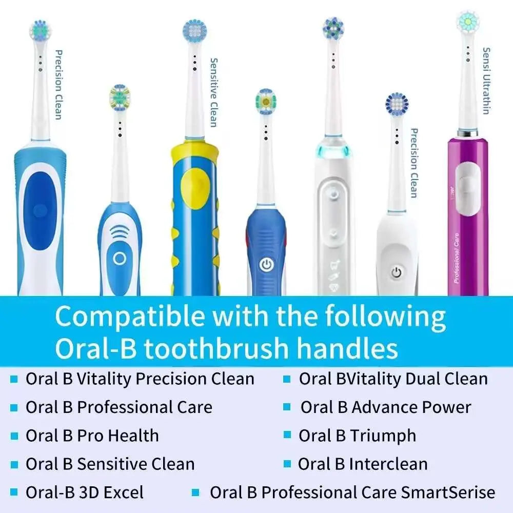 16/20PCS Brush Head Nozzles for Oral B Electric Toothbrush