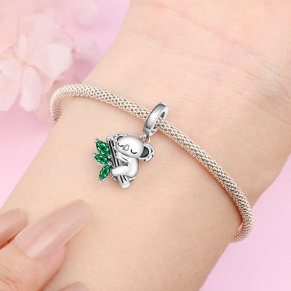 925 Sterling Silver Cute Pet Animal Pendant Charm Gift