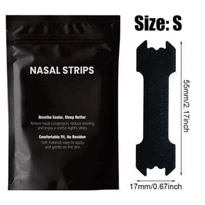Black Nose Strips Extra Strength Anti Snoring Nasal Strips for Adults and Children 90 60 30 Pack for Better Sleep and Non Invasive Snore Relief