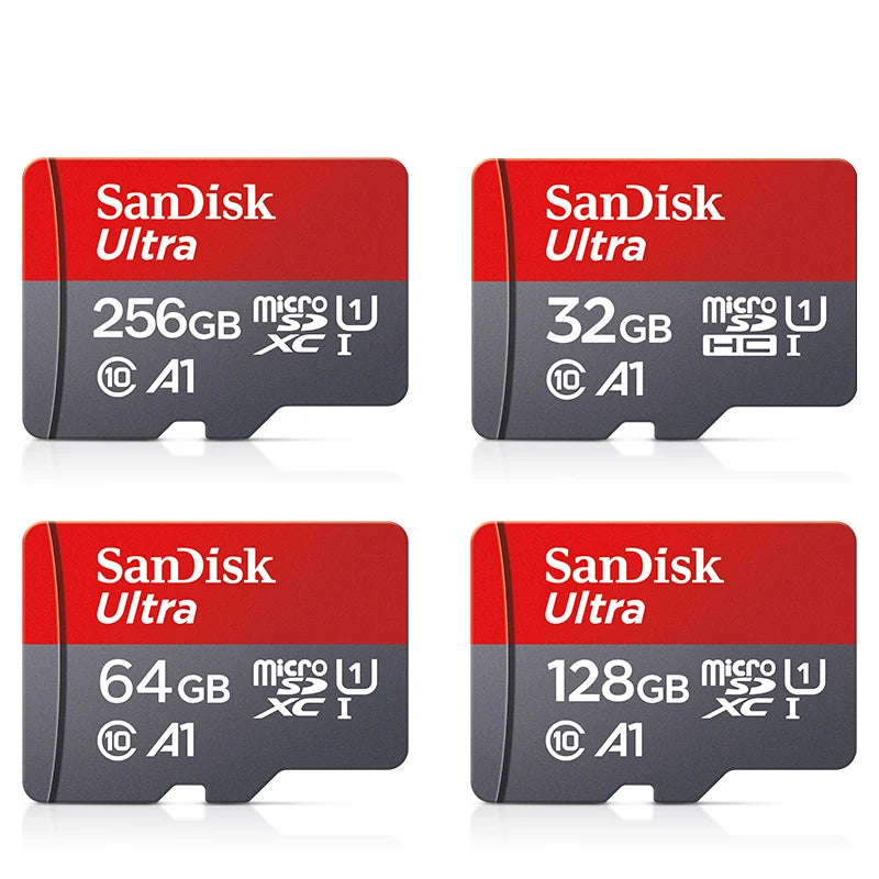 Ultra MicroSD Memory Card 128GB 256GB 512GB A1 Class 10 High Speed Flash Card for Phones Tablets and Digital Devices