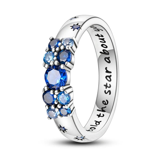 Silver Plated Luxury Stackable Ring for Women with Real Infinite Flower Daisy Design Fine Jewelry for Engagement and Wedding Party KTR110