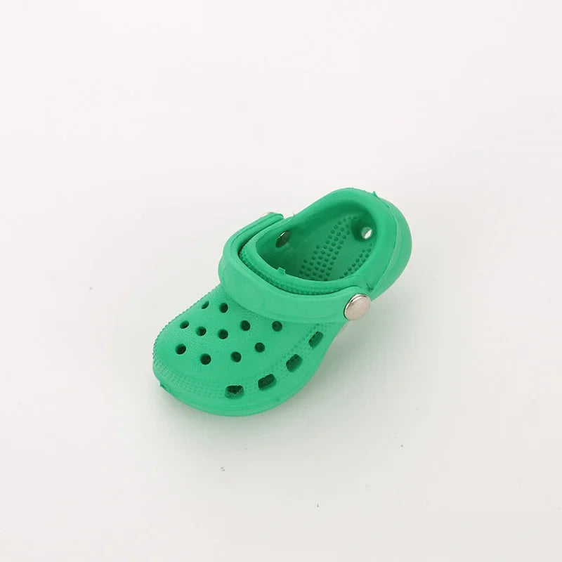 3D Mini Shoe Shape PVC Charms for Women Beach Bags and Sandals Fun DIY Decorations