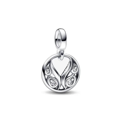 2025 Hot Selling 925 Silver ME Series Golden Tooth Elephant Pendant for European Original ME Bracelet DIY Charm Jewelry