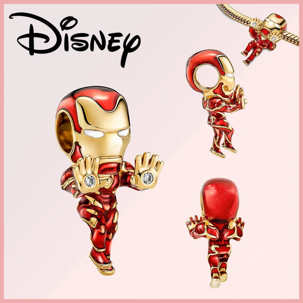 Disney 925 Sterling Silver Stitch Minnie Winnie Dangle