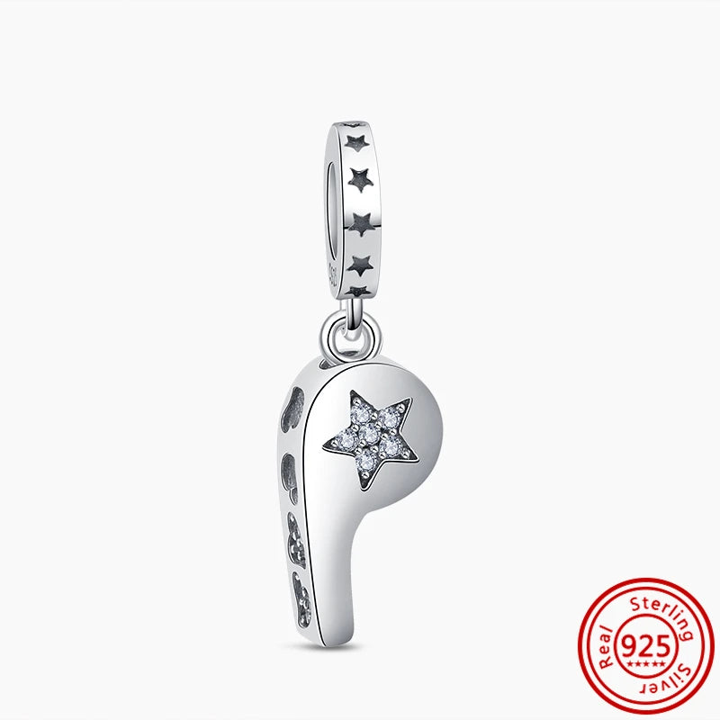 925 Silver Lucky Crown Butterfly Heart Family Tree Beads