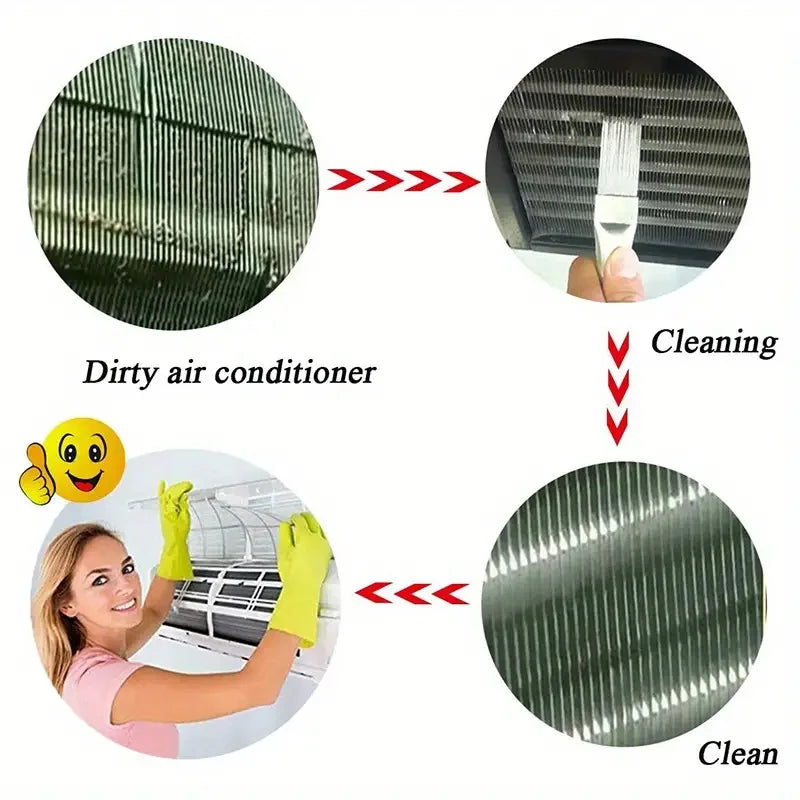 1Pc Stainless Steel Fin Comb Brush Cleaner For Air Conditioner