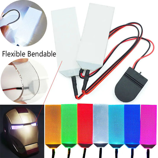 Flexible Bendable DIY LED Light Eye Kits for Iron Man Helmet Cosplay Accessories