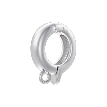 ZHUKOU 18K Gold Plated Connector Clasps for Jewelry Crafting in Four Elegant Styles