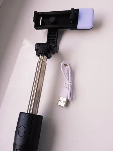 Multi Function Car Phone Holder With Extendable Monopod