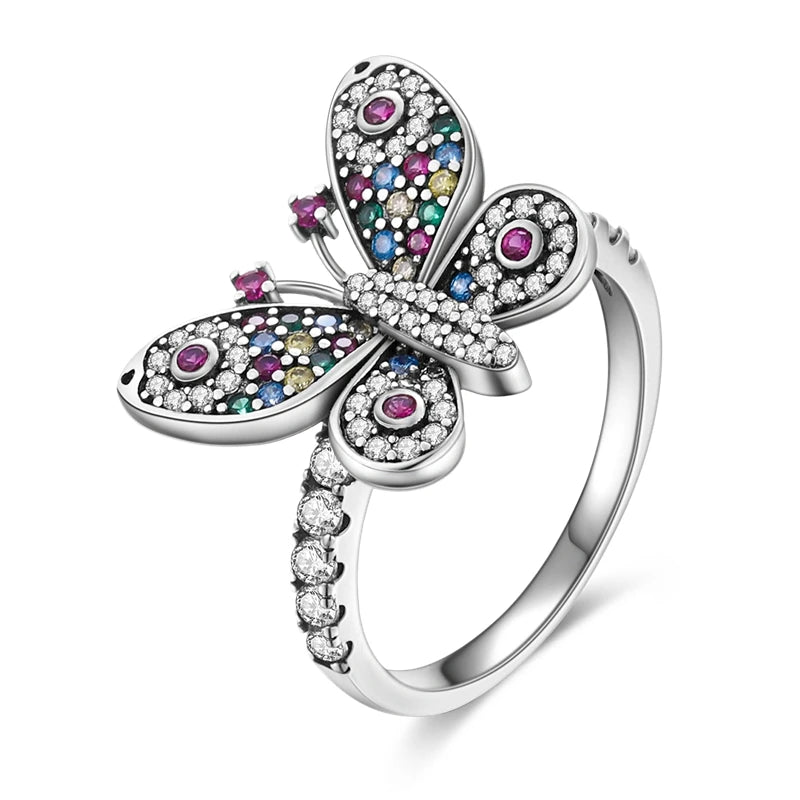 Silver Plated Luxury Stackable Ring with Infinite Flower Design for Women Engagement and Wedding Parties PTR051