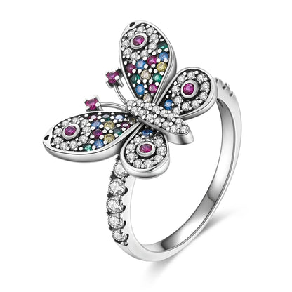 Silver Plated Luxury Stackable Ring with Infinite Flower Design for Women Engagement and Wedding Parties PTR051