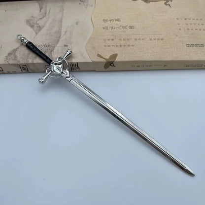 Vintage Chinese Style Ruby Sword Hairpins for Women
