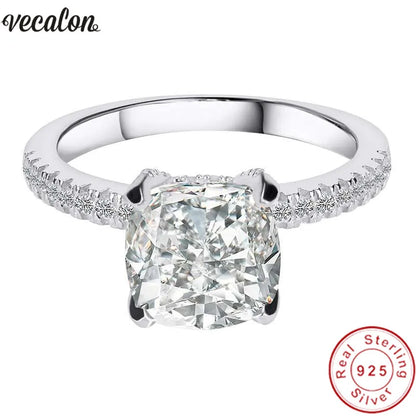 Promise Marquise Cut 3ct Simulated Diamond Engagement Ring in 925 Sterling Silver for Women - Perfect Christmas Gift