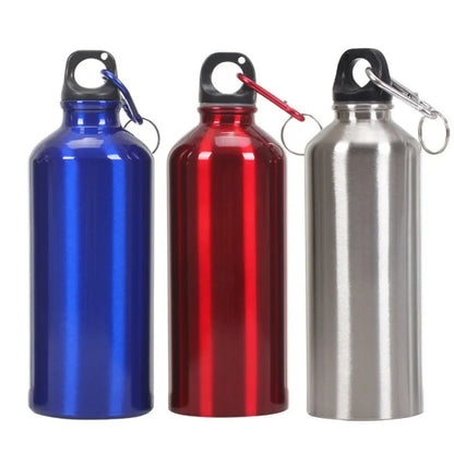 Portable Aluminum Sports Water Bottle With Lid 400 600ml